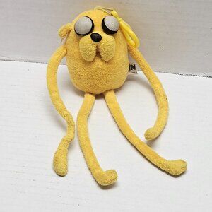 CN Cartoon Network Plush Keychain Fob Holder Bag Backpack Jake the Dog Rare 12+